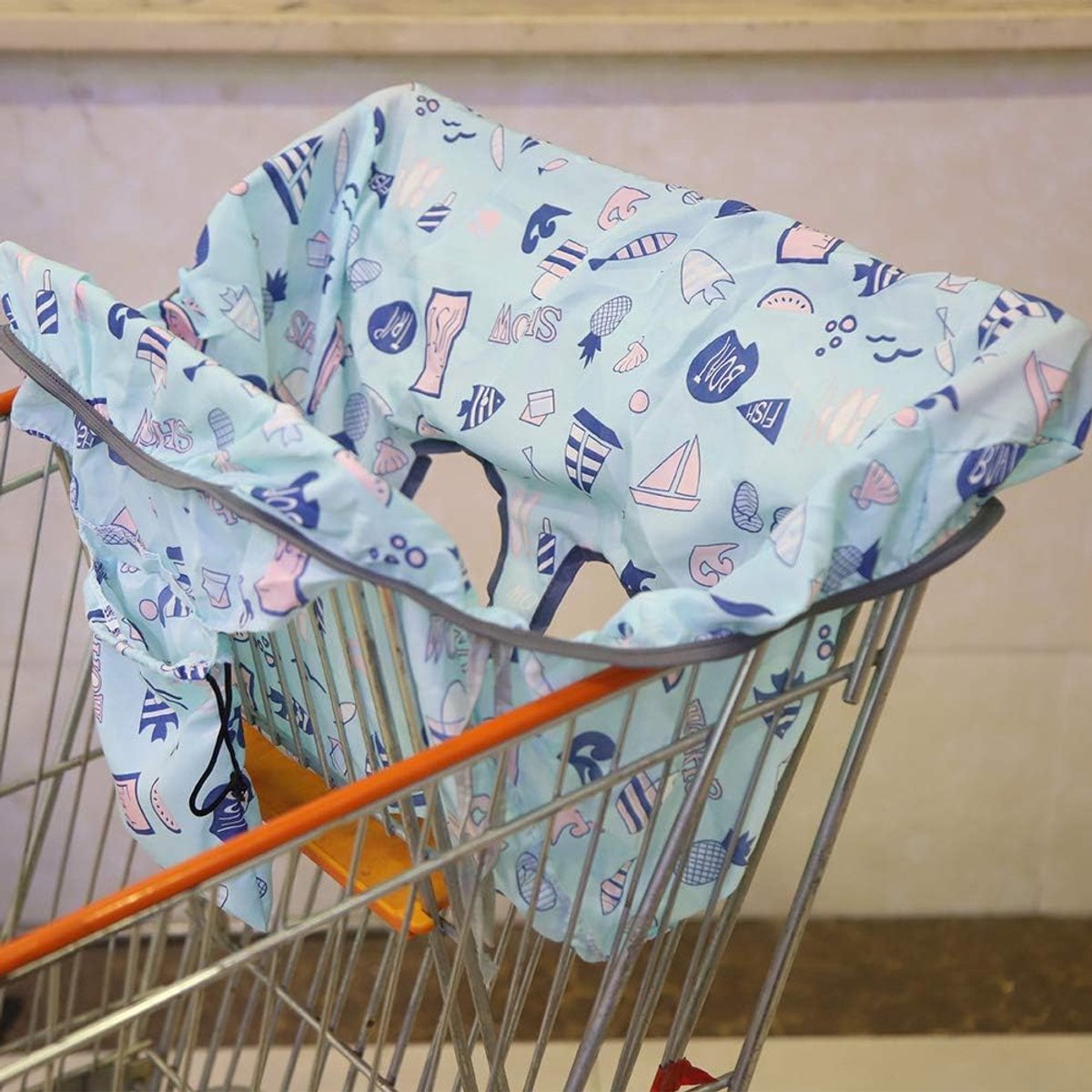 Universele Winkelwagenhoes, Zijdemateriaal, Beschermt de Baby Tegen
