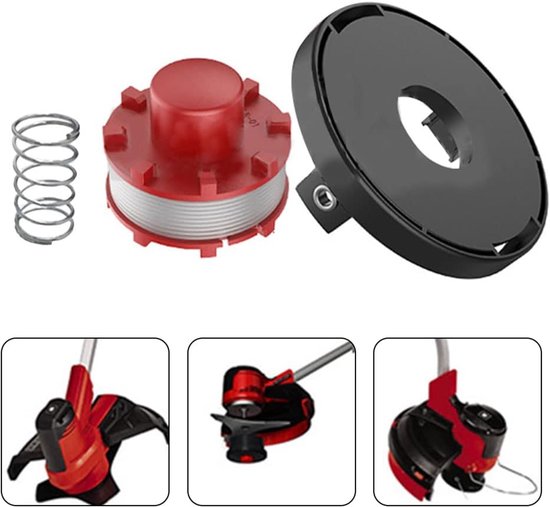 Spoel Lijn en Spoel Deksel Voor Einhell Grastrimmer Trimmer Spoel — afbeelding 3