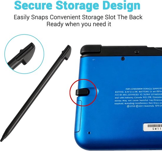 Styluspennen voor 3Ds Xl, vervangende stylus compatibel met Nintendo — afbeelding 3