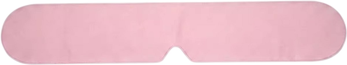 Gewogen Slaapmasker voor Diepe Slaap – Lichtdicht Oogmasker met IJszijde Gevoel, Ademend, Verkoelend en Microdruk Comfort - Roze