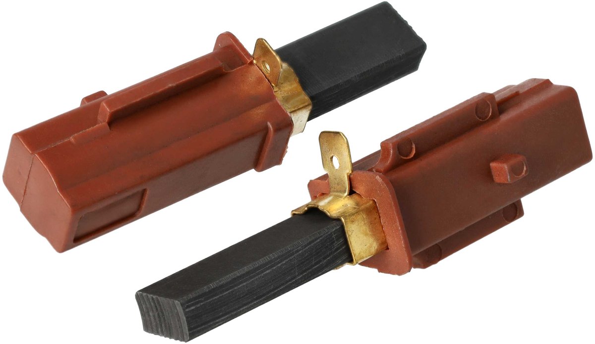 vhbw 2x koolborstel 6,3 x 11 x 33 mm, compatibel met Ametek 116146-00, 116114-00, 116197-00, 115737, 115757-P, 115792, 115750, 116207-00 stofzuiger