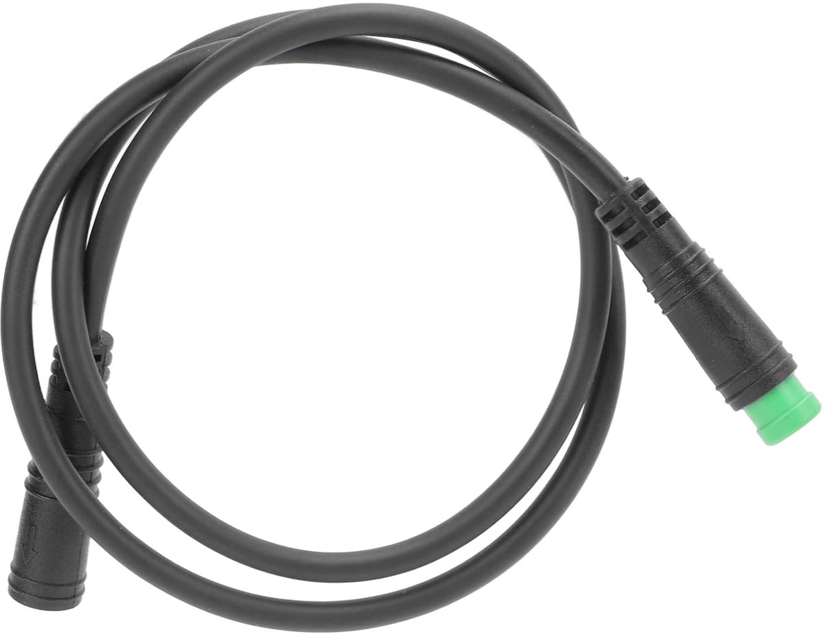 SnelShoppen - Fietscomputer Verlengkabel Waterdicht 5Pin Elektrische Fiets Display Verlengkabel (mannelijk naar vrouwelijk) van Hoogwaardige ABS en Ru