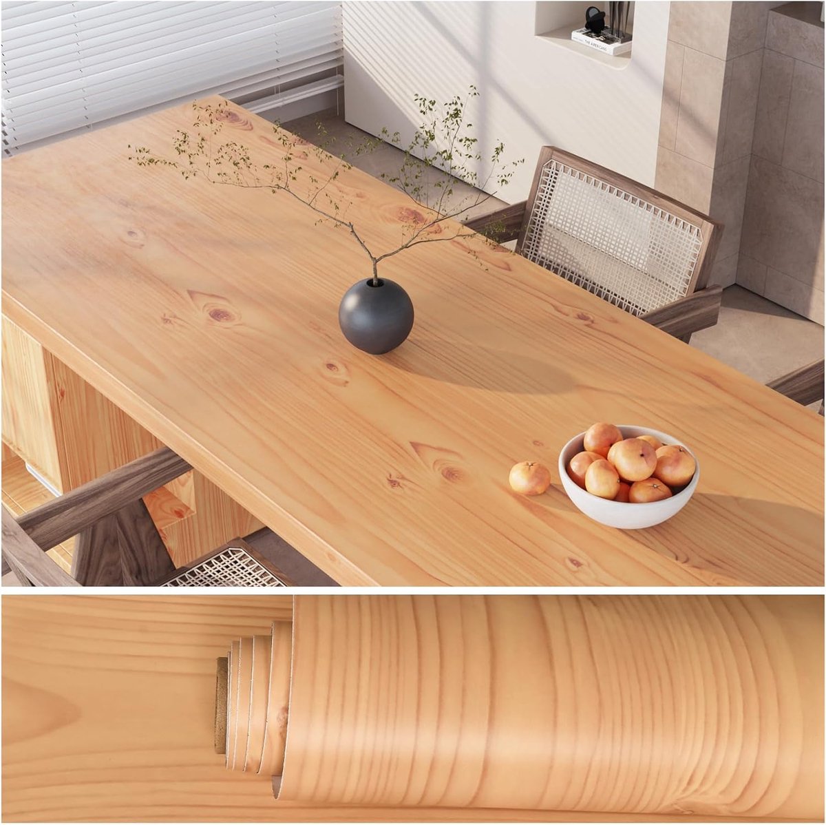 Behang Zelfklevende Sticky Back Plastic Hout Effect Contact Papier