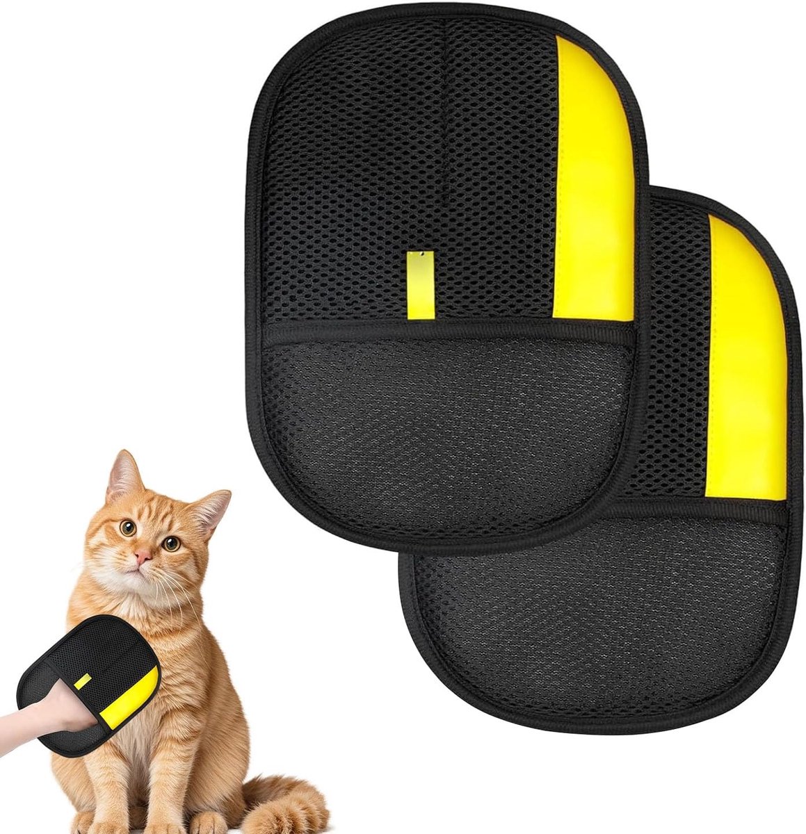 Handschoenen, bontmagneet, handschoenen, dubbelzijdig, voor honden en