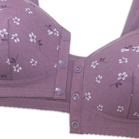 Beha voor dames, zonder beugel, vooraan sluitend, voor oudere dames — afbeelding 3