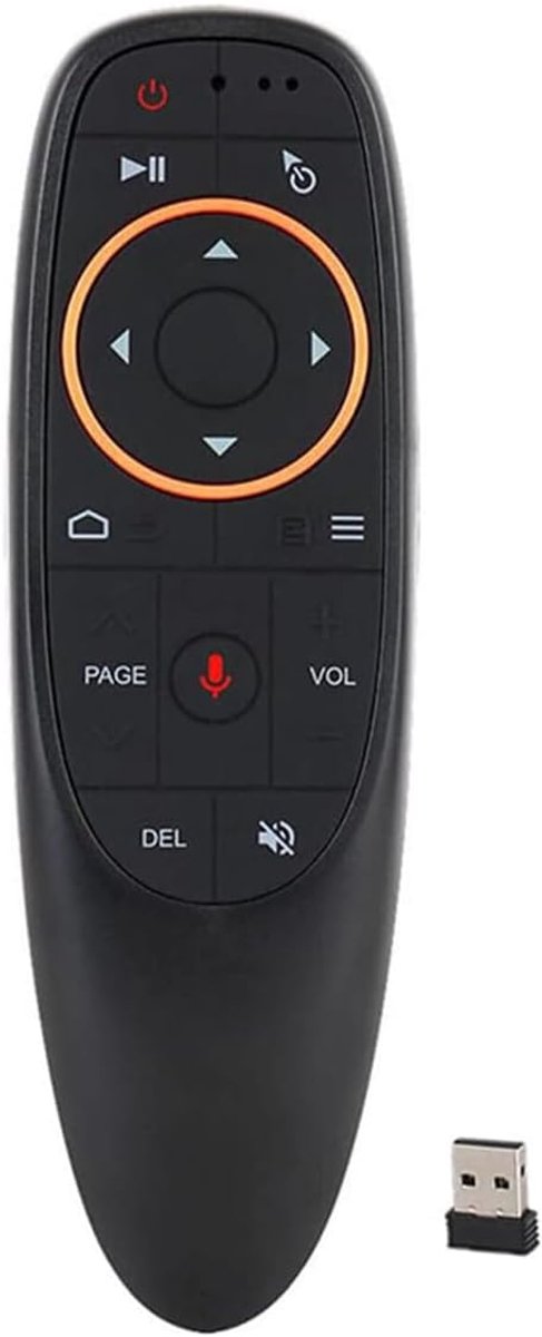 PC Afstandsbediening Air Mouse 2.4 GHz Draadloze Afstandsbediening met Voice Gyroscoop Functie voor Google Android TV Box Smart TV PC HTPC Raspberry Laptop Presentatie