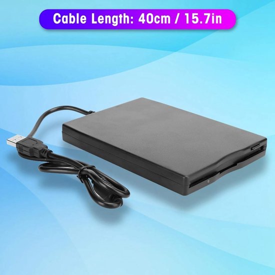 Draagbare USB Floppy Drive 3,5 Inch Kaartlezer Ultradun Zonder Externe Voeding voor Desktop en Laptop Computers — afbeelding 5