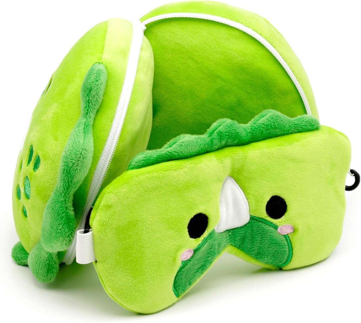 Reiskussen Relaxeazzz pluche, 2-in-1 - dinosaurus