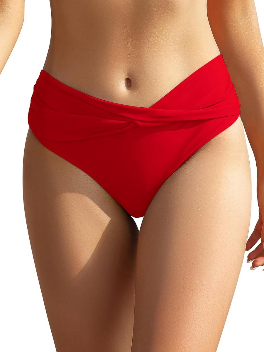 Damesbikinisbroek, rechte boogdecoratie, klassiek