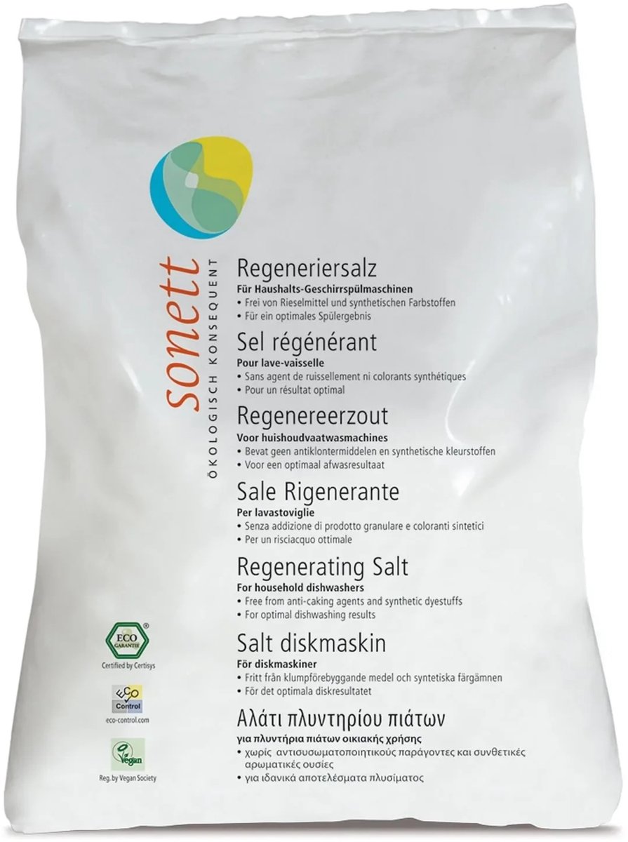 Regeneratiezout voor vaatwasser 6 x 2 kg