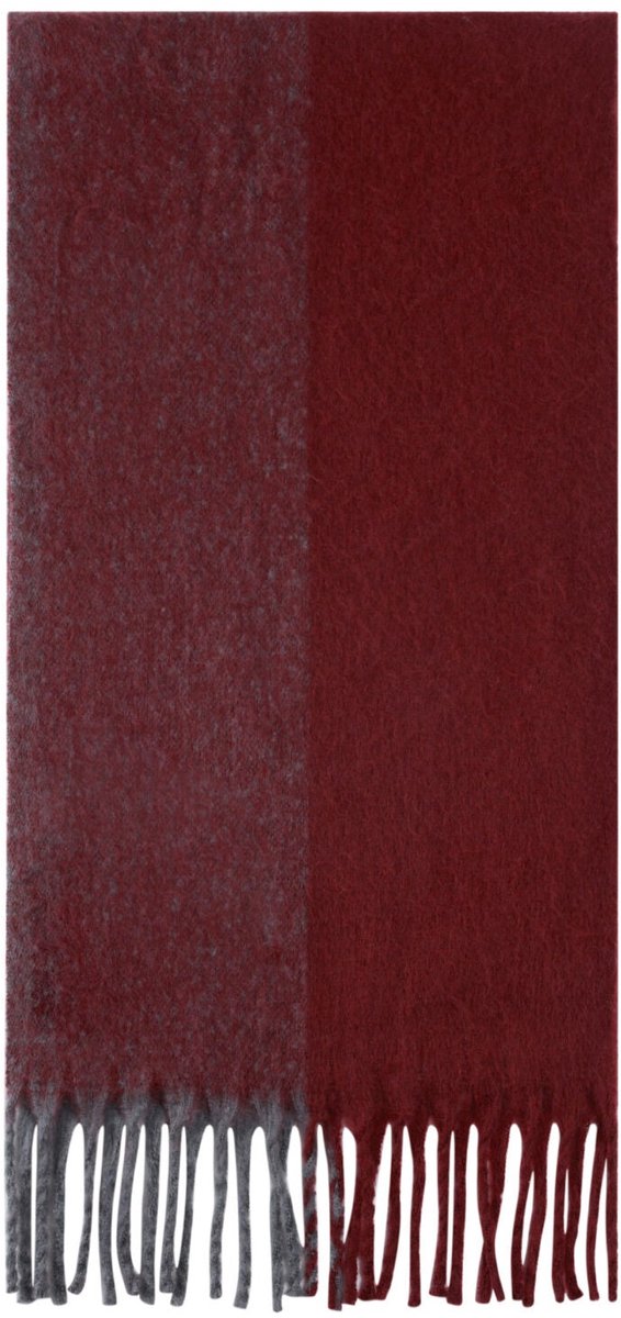 Wintersjaals gemengde kleuren casual polyester dagelijks - Karmozijnrood