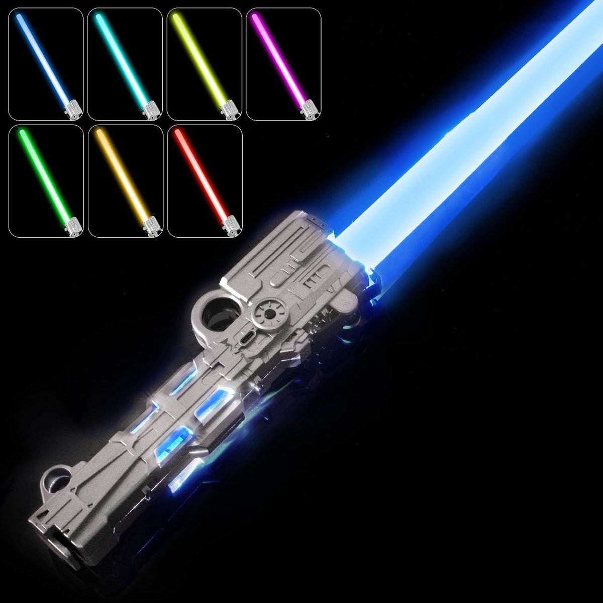 Kids Lightsaber, Rgb 7-kleuren LED-laserzwaard, laserzwaard met licht