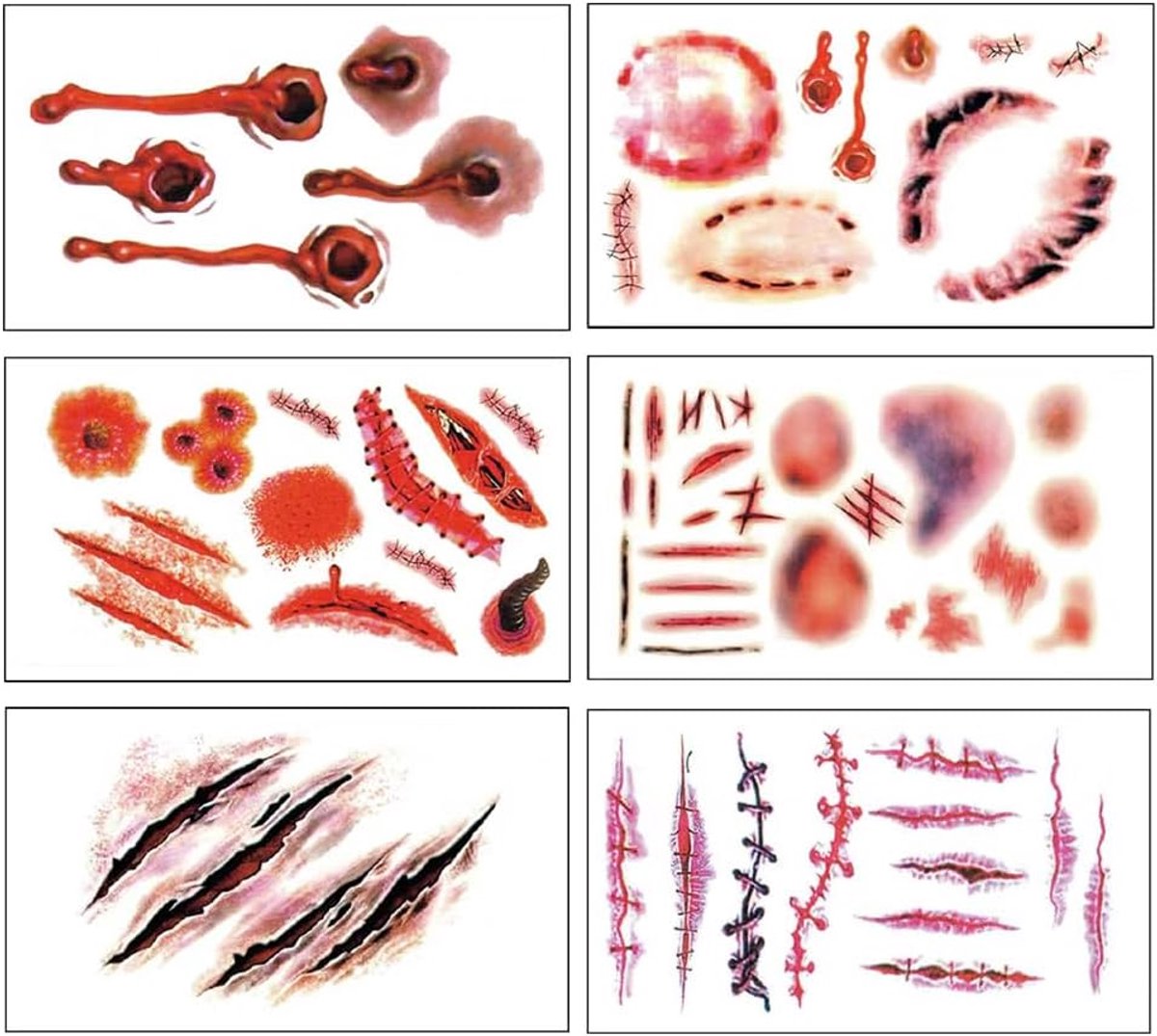 Tijdelijke tatoeages, spinnen, Halloween, 12 tatoeages, spinnenwebben, littekenstickers, realistische gezichtsstickers, tijdelijke tatoeages voor Halloween, carnaval, feest