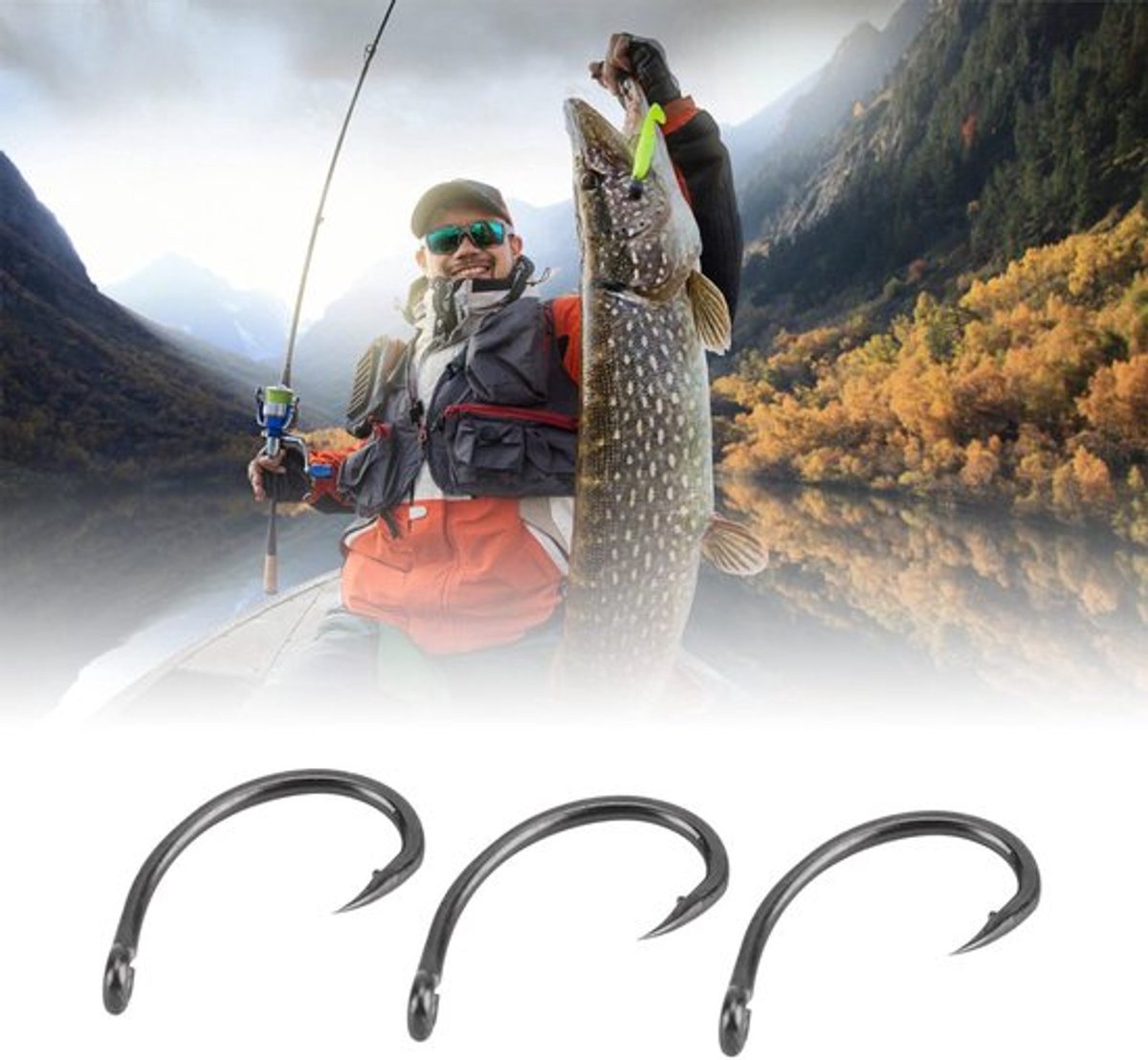 Karpervissen Ronnie Rig Haak Aas Set, Vissen Haken, Karpervissen Accessoire, Eenvoudige Verbinding met Haken, Stoppers voor Karpervissen Accessoires