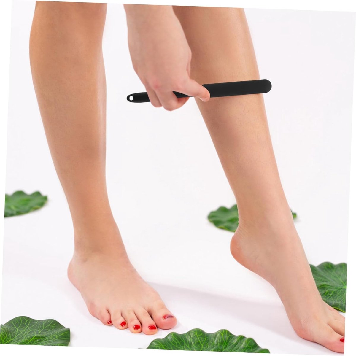 Siliconen Wax Applicator - Waxstick Spatel - Ontharen Huid - Antiaanbak Schraper - 24 cm - Zwart
