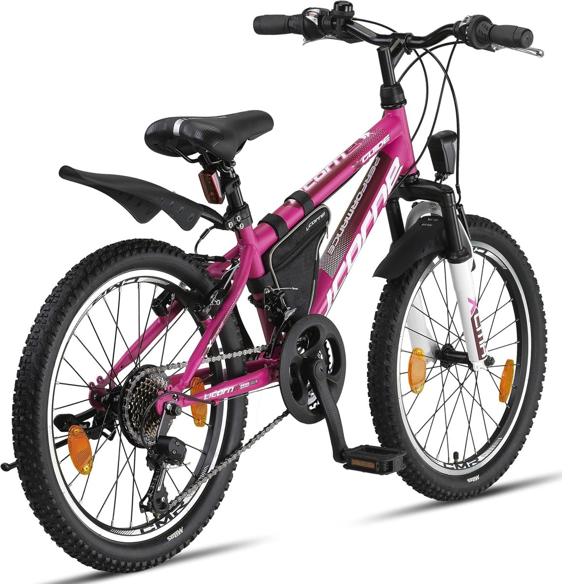 SnelShoppen - Mountainbike 26 inch met Shimano 21-Speed Versnellingen, Robuust Frame, Voor Jongens, Meisjes, Mannen en Vrouwen, Ideaal voor Avontuurli