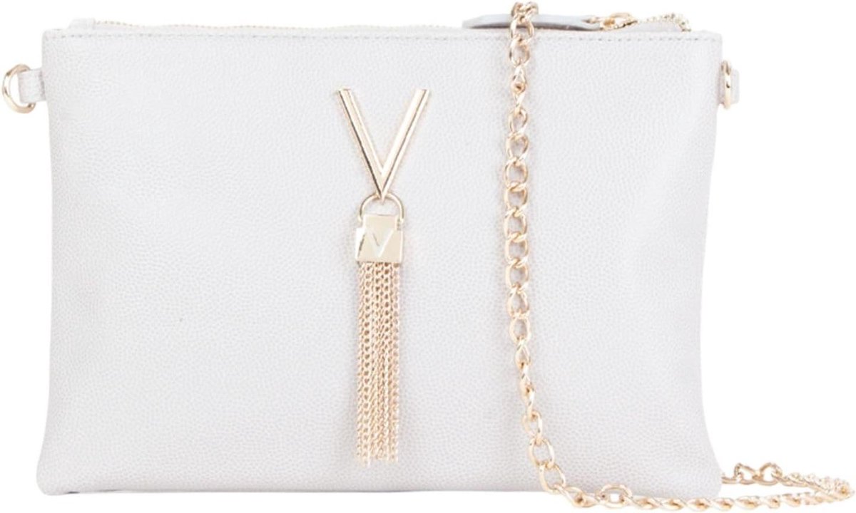 Valentino Divina Handtas - Schoudertas Dames - Dagelijks Gebruik - Stijlvol Accessoire - 23 x 8 x 17 cm - Wit
