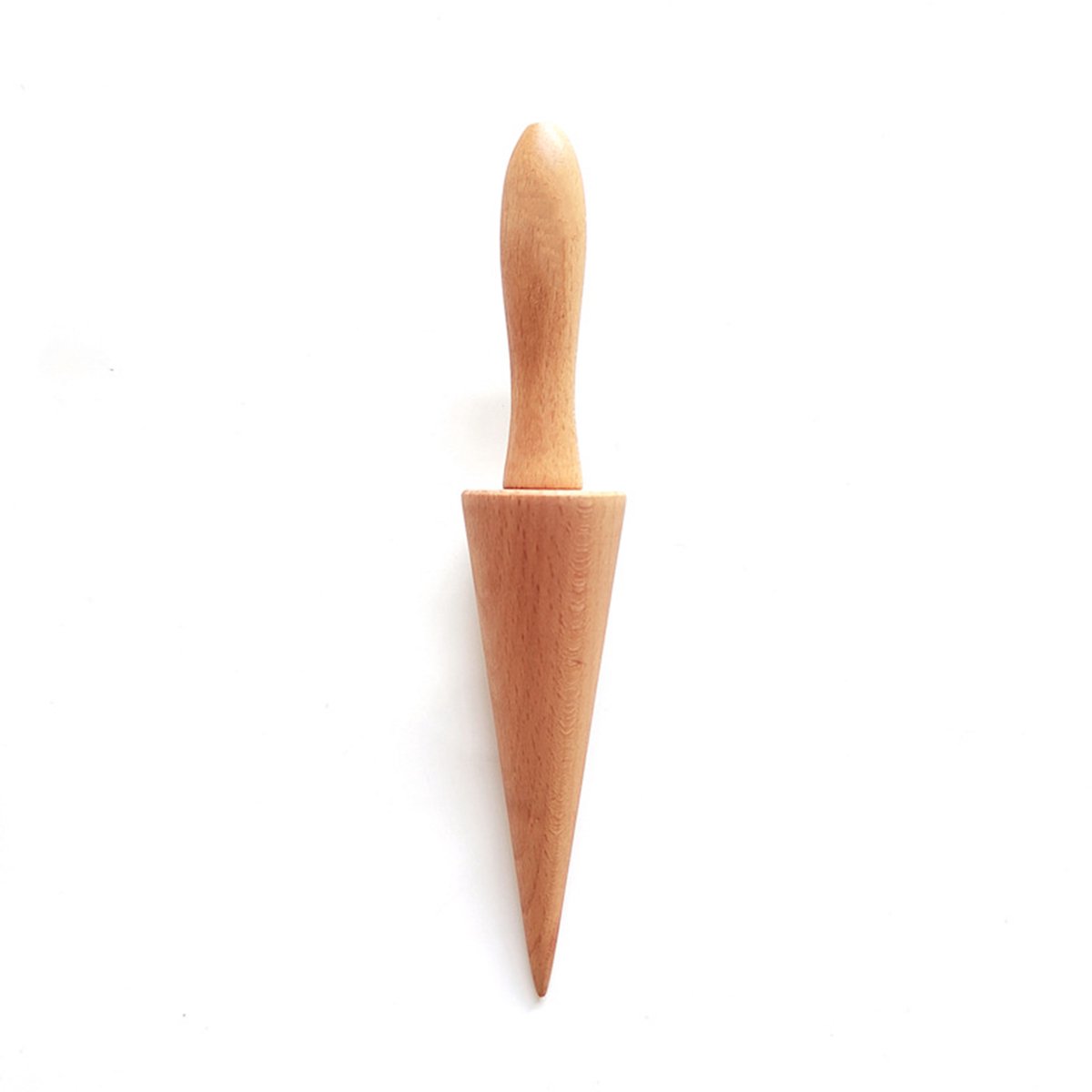 Houten Kegelvorm voor Ijshoorn-Croissants-DIY Ijshoorn Vorm van Beukenhout-Bakgereedschap voor Thuisgebruik
