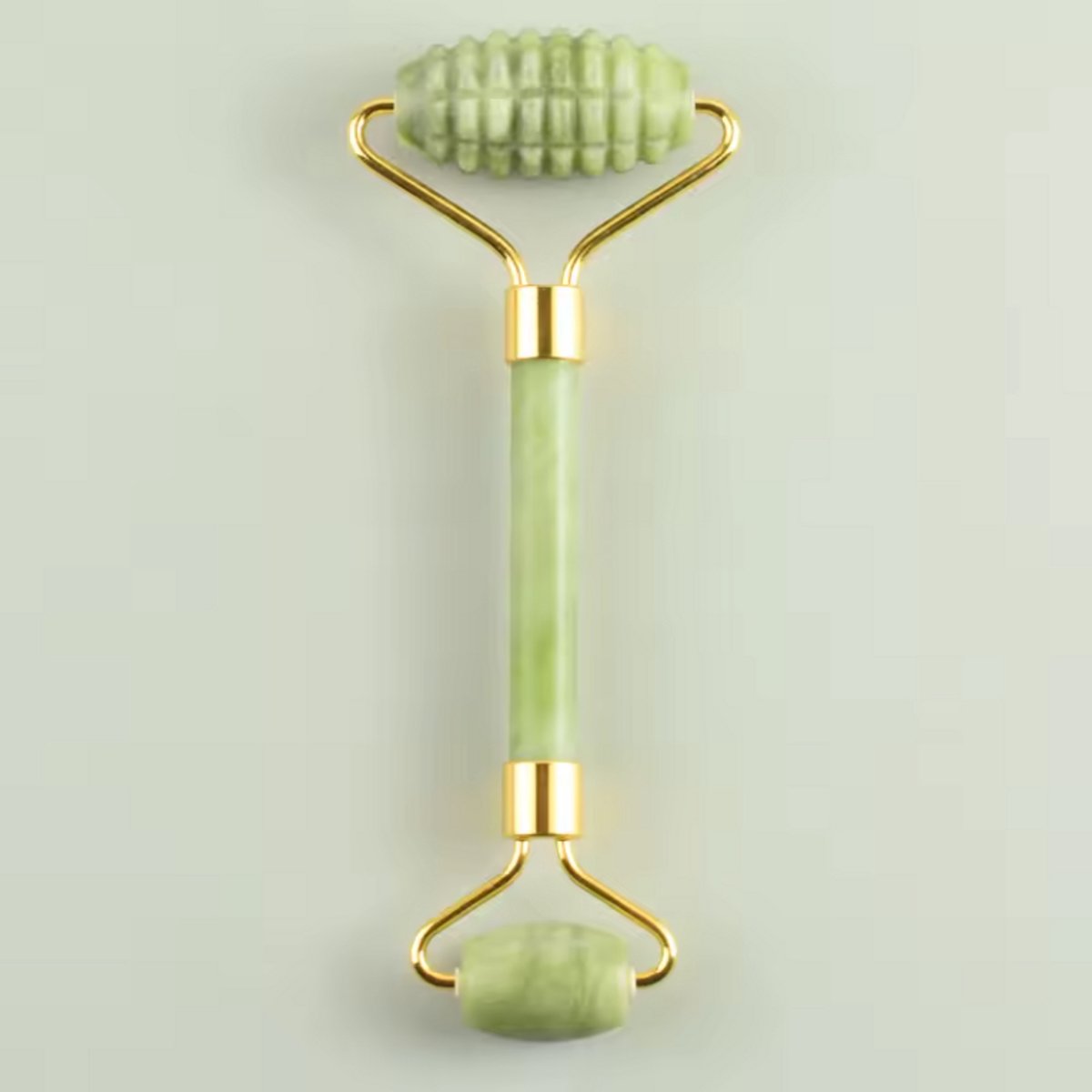 New Age Devi - Jade-roller Gezichtsmassage-roller - groen