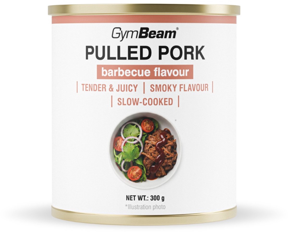 GymBeam Pulled Pork 300 g barbecue