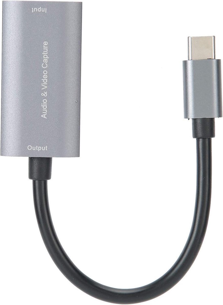 USB-C naar HDMI Video Capture Card - Zilvergrijs - 4K Opname - Compact - Voor Gamers en Streamers thumbnail 6