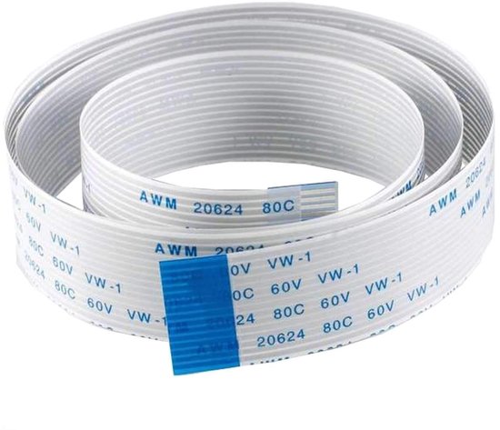 3-delige FFC Kabelset, 15 Pins Flexibele Platte Kabel (30cm + 50cm + 100cm) voor Camera, Raspberry Pi Module en Beeldverwerking