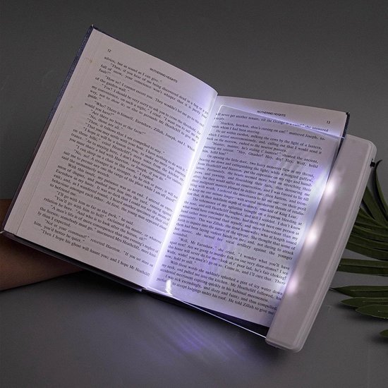 Boek Verlichting - Leeslamp - Boeken Lezen - Natuurlijk Daglicht Effect - 10 x 5 x 0.1 cm - Zwart — afbeelding 3