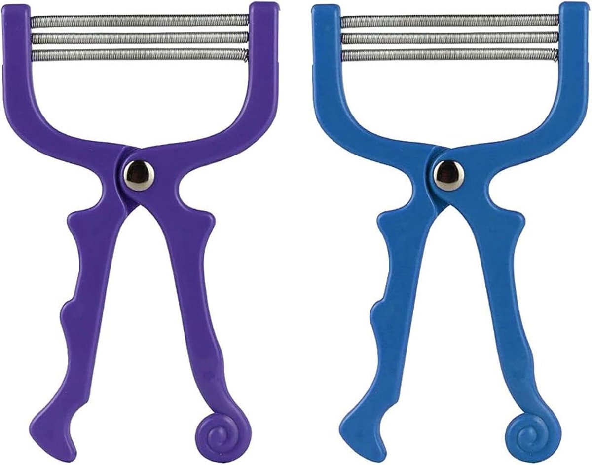 2 Stuks Handheld Gezichtshaar Verwijderen Threading Beauty Epilator Tool Removal Threader Remover Lente Gezichtshaar Epilator Gebruik Voor Vrouwen Gezicht Haar Verwijderen Schoonheid