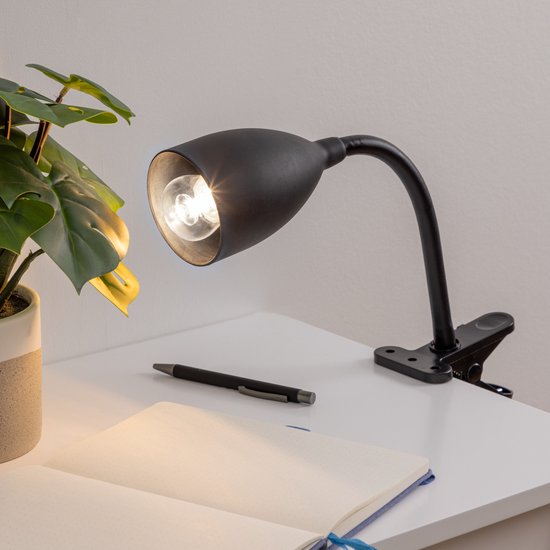 Atmosphera Klem bureaulampje - Design Light Classic - zwart - H43 cm - Leeslampje — afbeelding 4