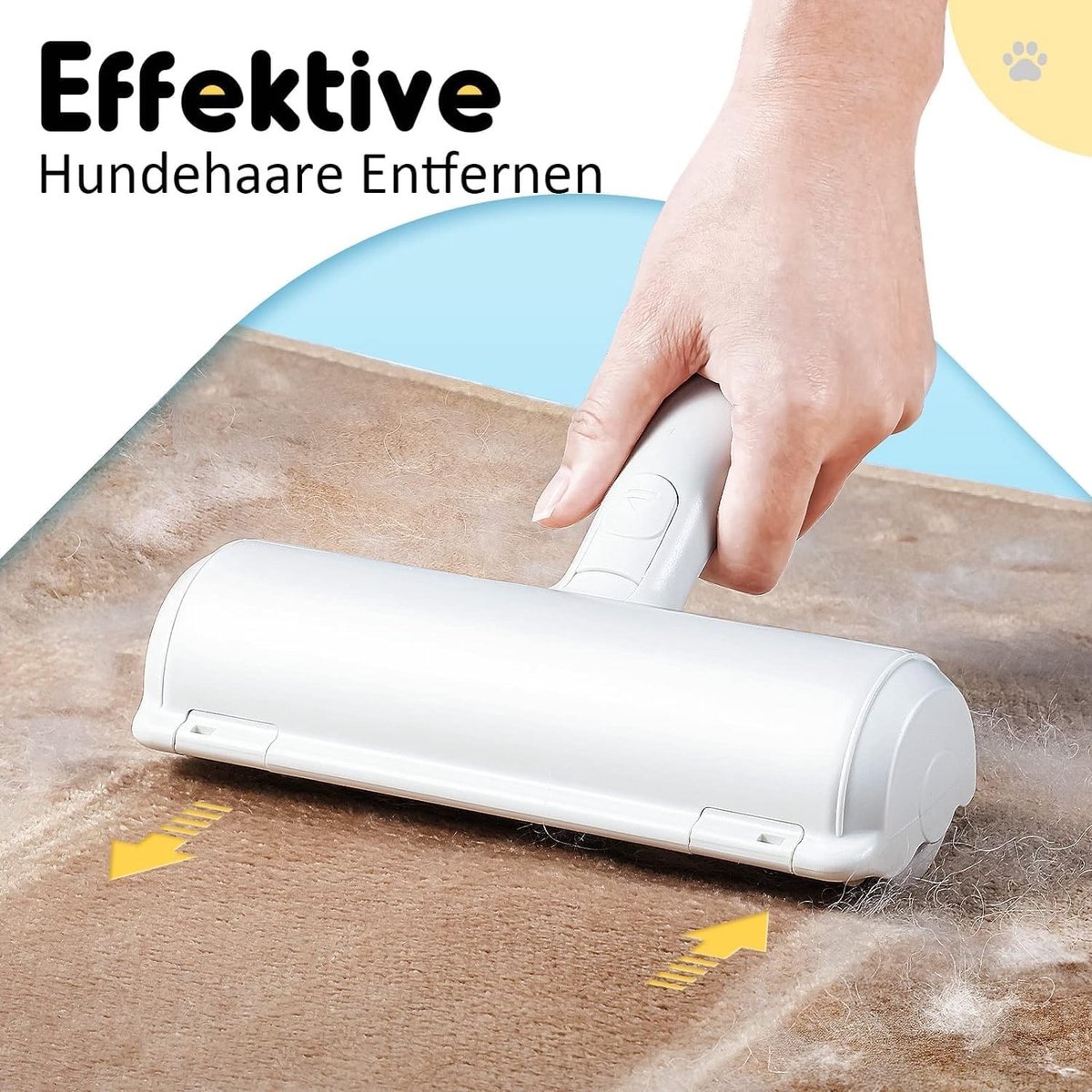Herbruikbare Pluisrol - Nylon en ABS-plastic - Wrijvingsprincipe - Voor bank, bed, tapijt - Milieuvriendelijk
