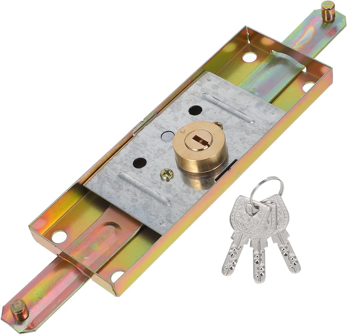 Roller Shutter Deurslot - Garagedeur Slot - Beveiligen van Deuren - Eenvoudige Bediening - 23.4 cm - Multicolor