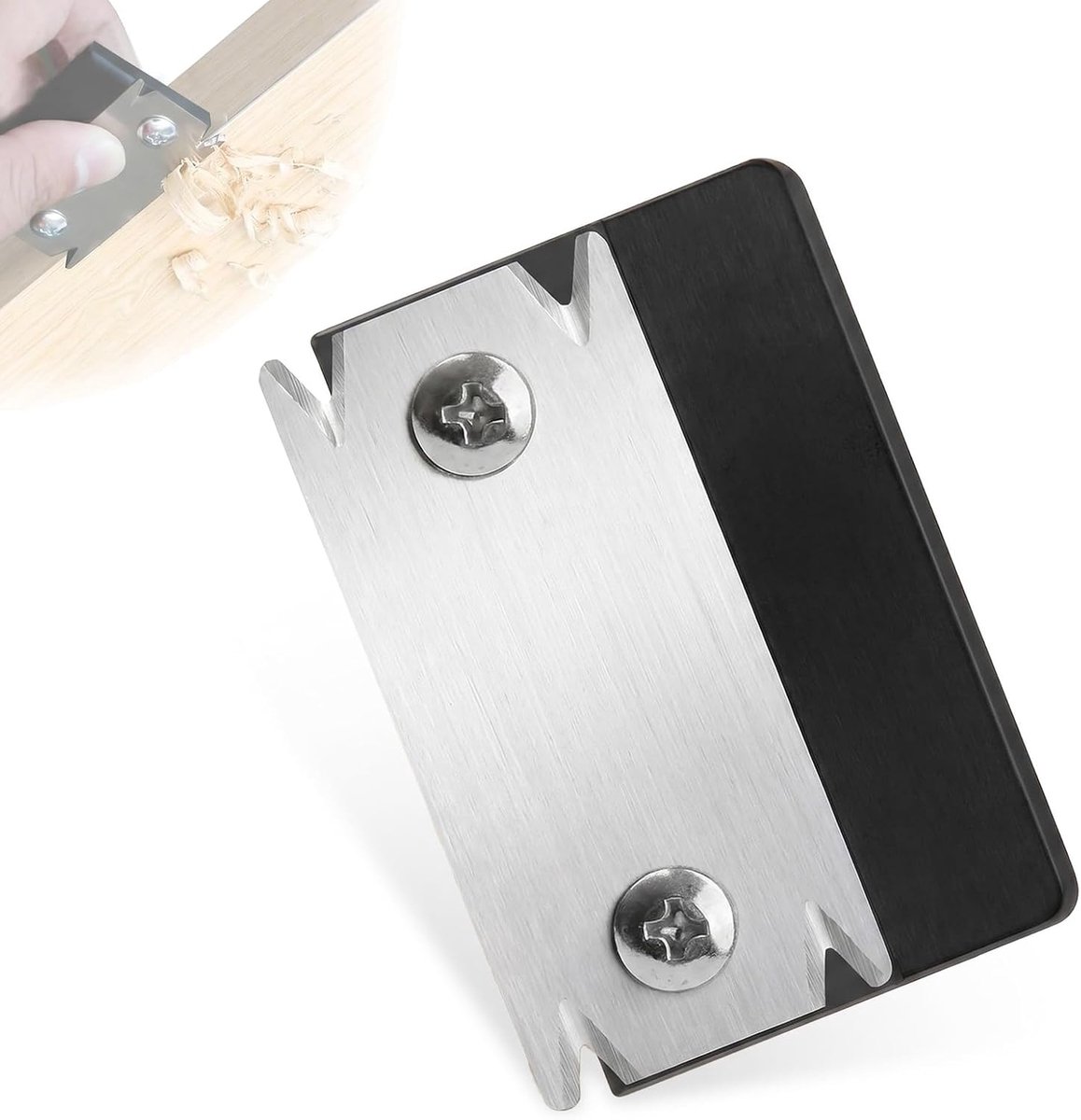 handschaaf voor hout, pvc en ABS, antislip randschaaf met omloopfunctie, nauwkeurige schaaf voor het bewerken van fineer- en houten oppervlakken