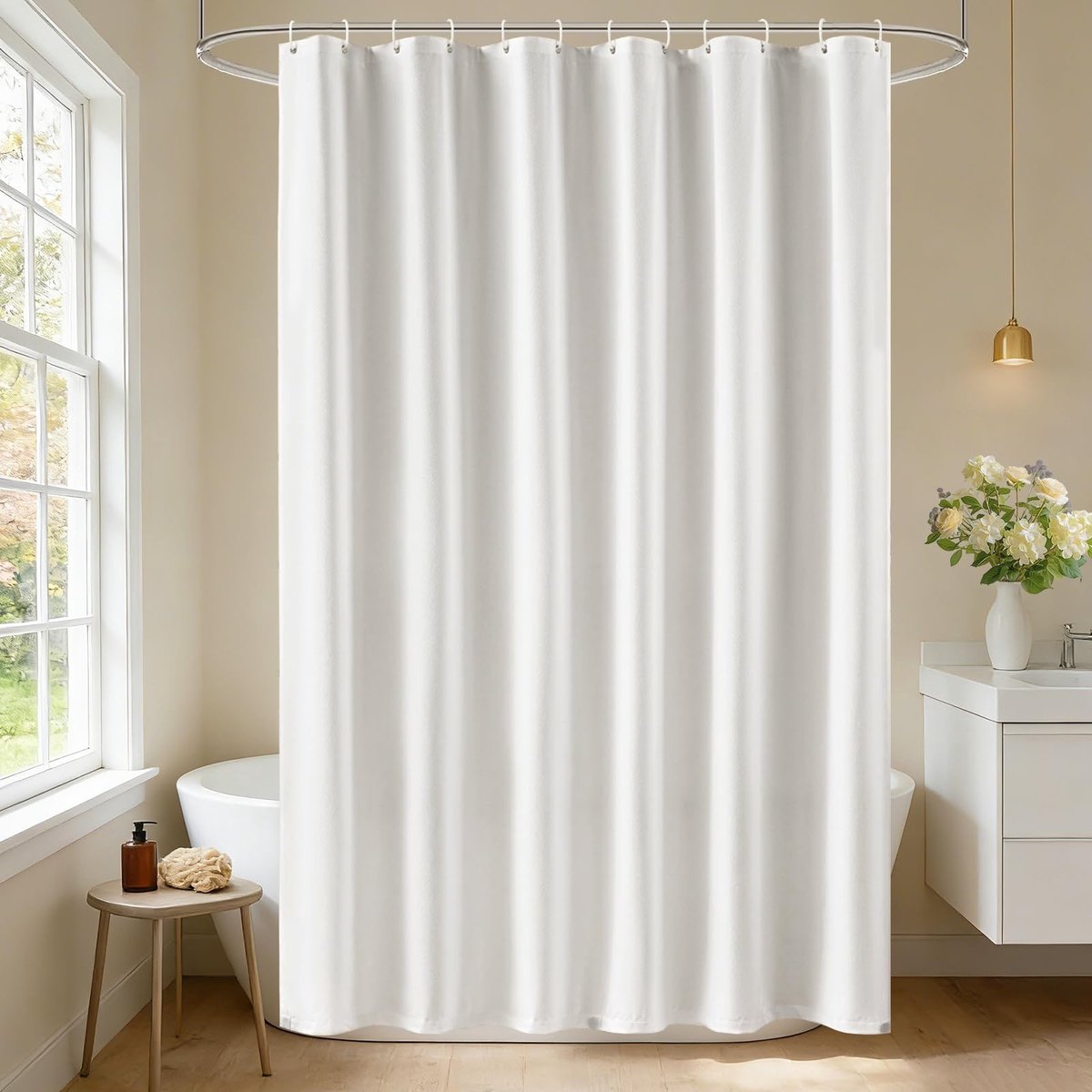 Omgoods - Waterdicht Douchegordijn 2-in-1 180x180 cm
