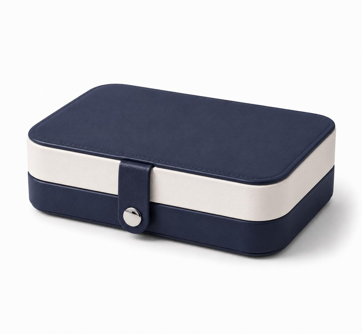 Omgoods - Luxe PU Sieradenbox met Gouden Hardware - Organizer voor Reizen