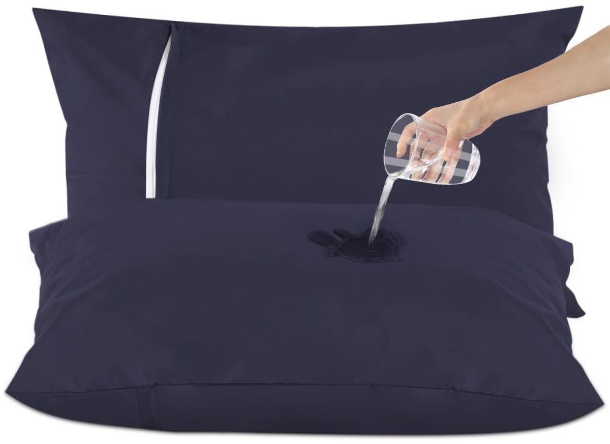 Omgoods - Set van 2 Waterproof Kussenhoezen 50 x 90 cm
