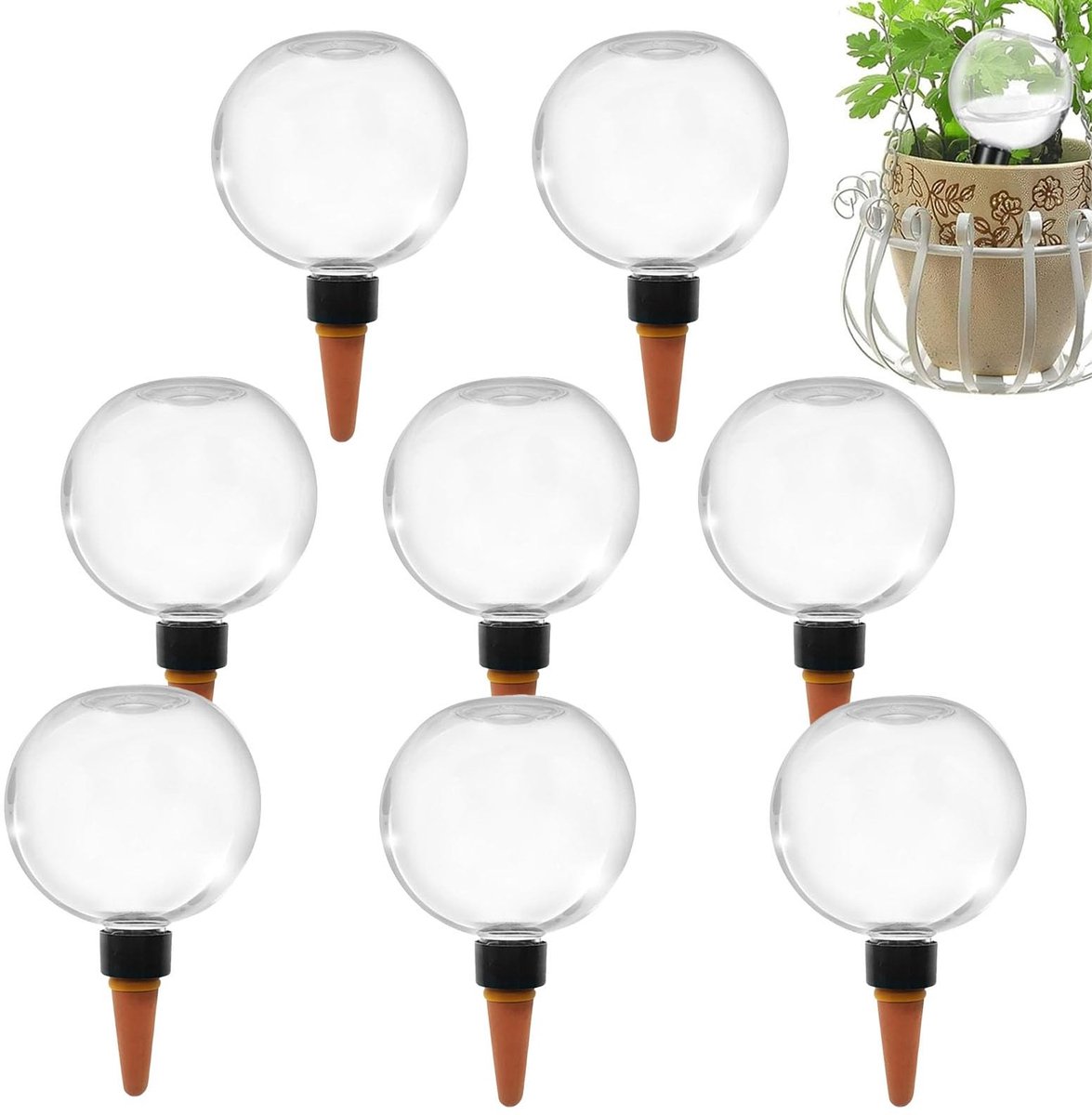 Omgoods - Watering Balls - Automatische Plant Bewateringsballen 500 ml, Set van 8