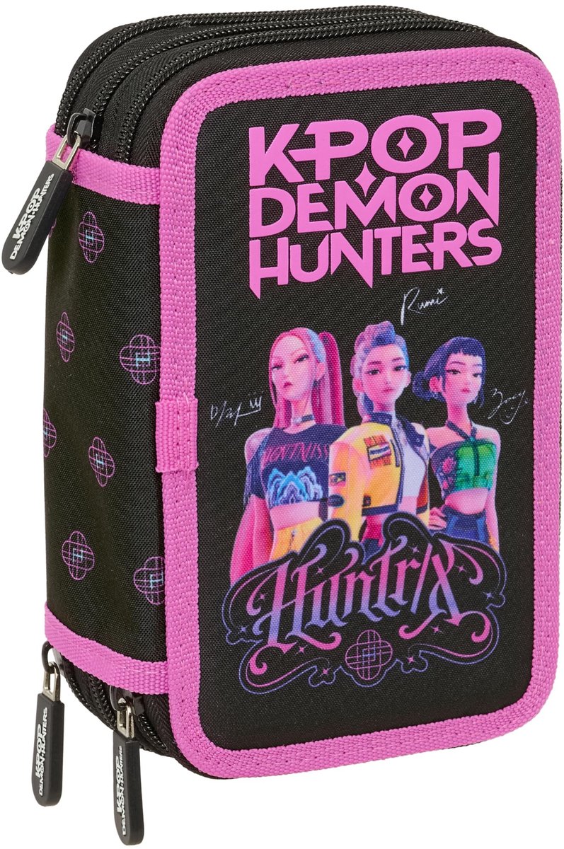 Omgoods - K-POP Demon Hunters Schooletui met 37 Gebruiksvormen - Comfortabele Pennenetui voor Kinderen