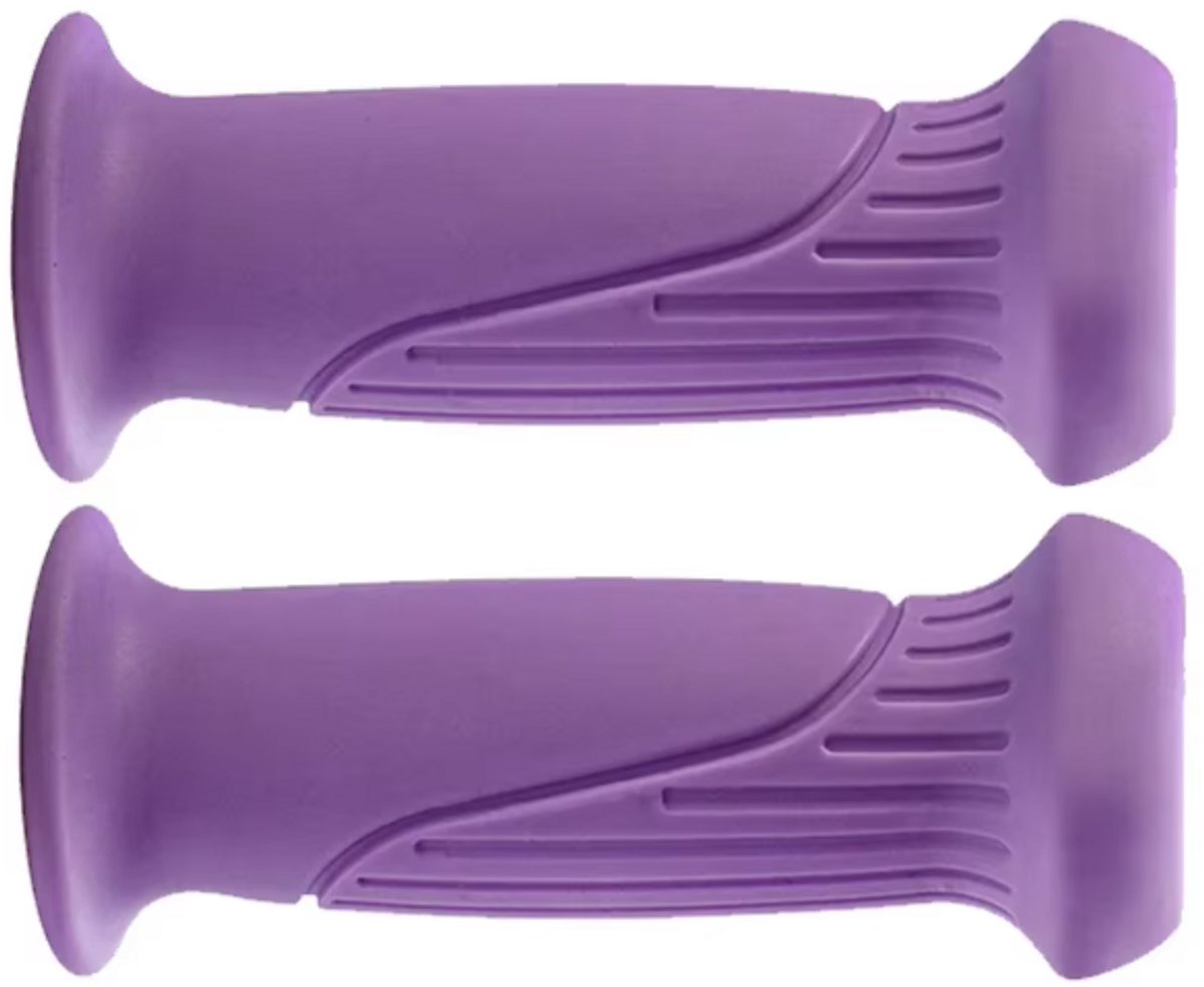Rieba® Handvatten Kinderfiets 90mm - Fiets - Step - Binnen diameter 22mm - Kinderen - Rubber - Antislip - Paars