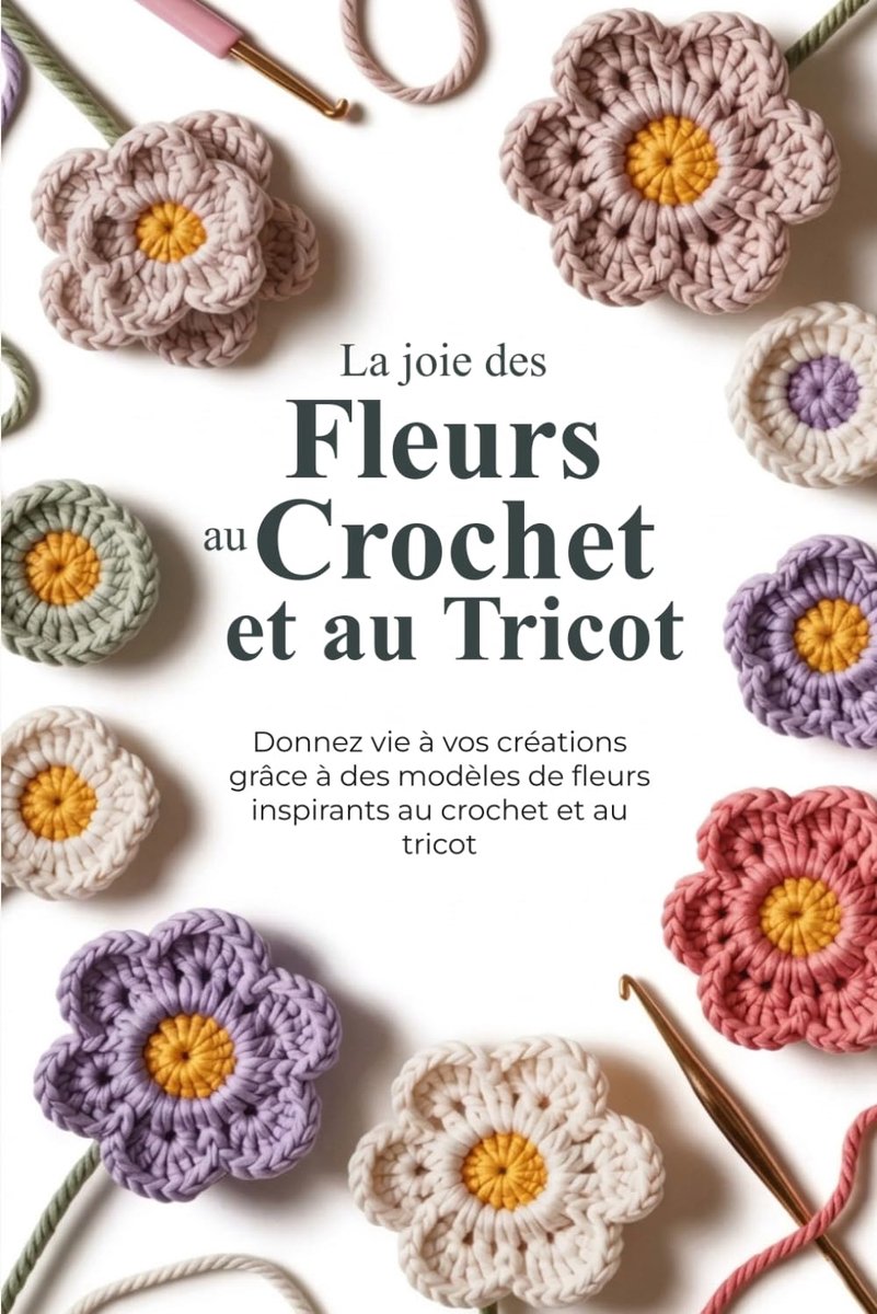 joie des Fleurs au Crochet et au Tricot: Donnez vie à vos créations grâce à des modèles de fleurs inspirants au crochet et au tricot