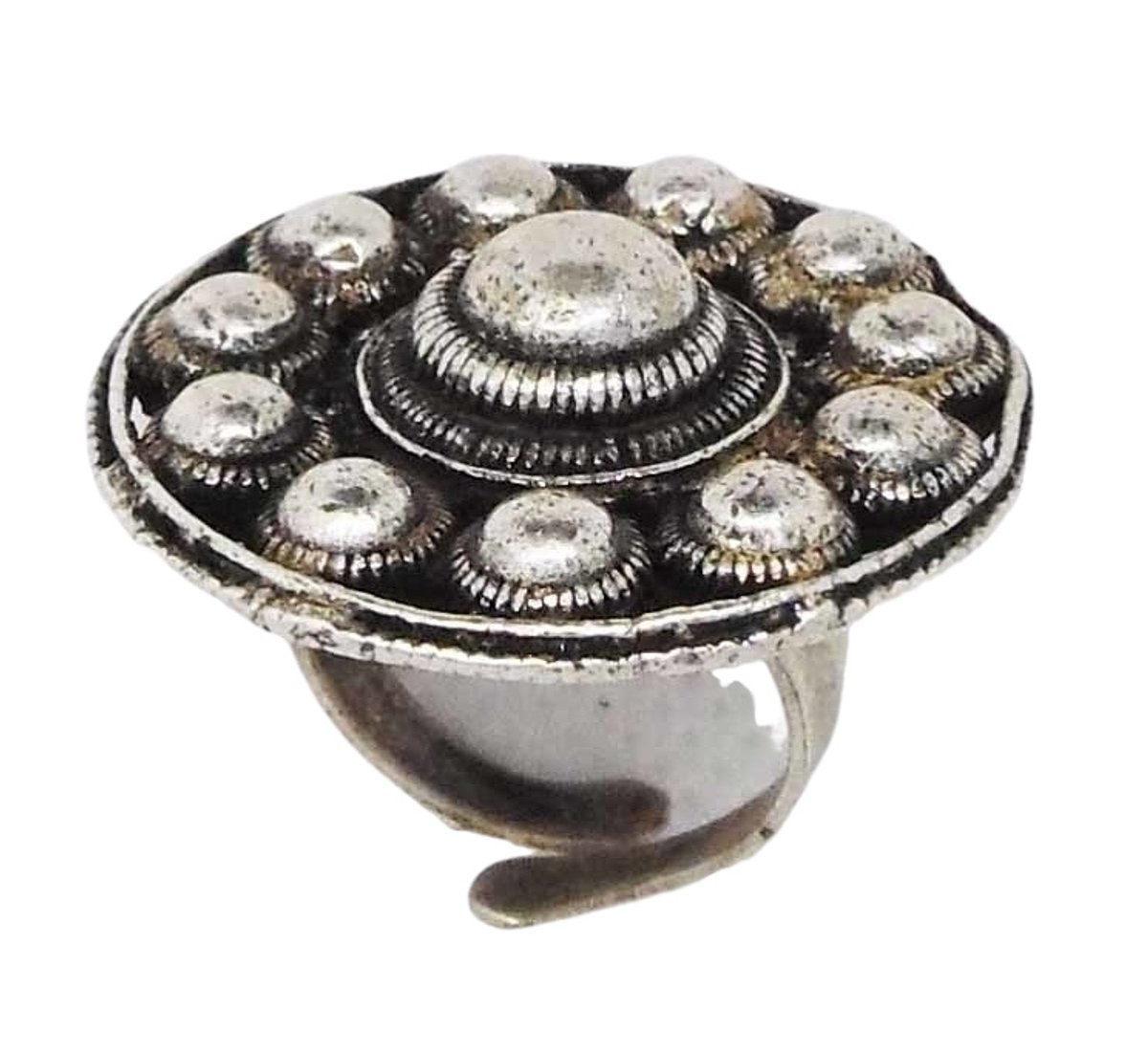 Zeeuws Meisje - Elegante platte Zeeuwse knoop ring, een maat, verstelbaar