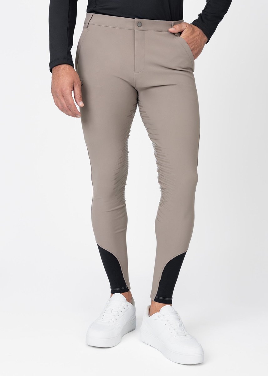 Maximilian Vector rijbroek Full Grip Heren S Taupe