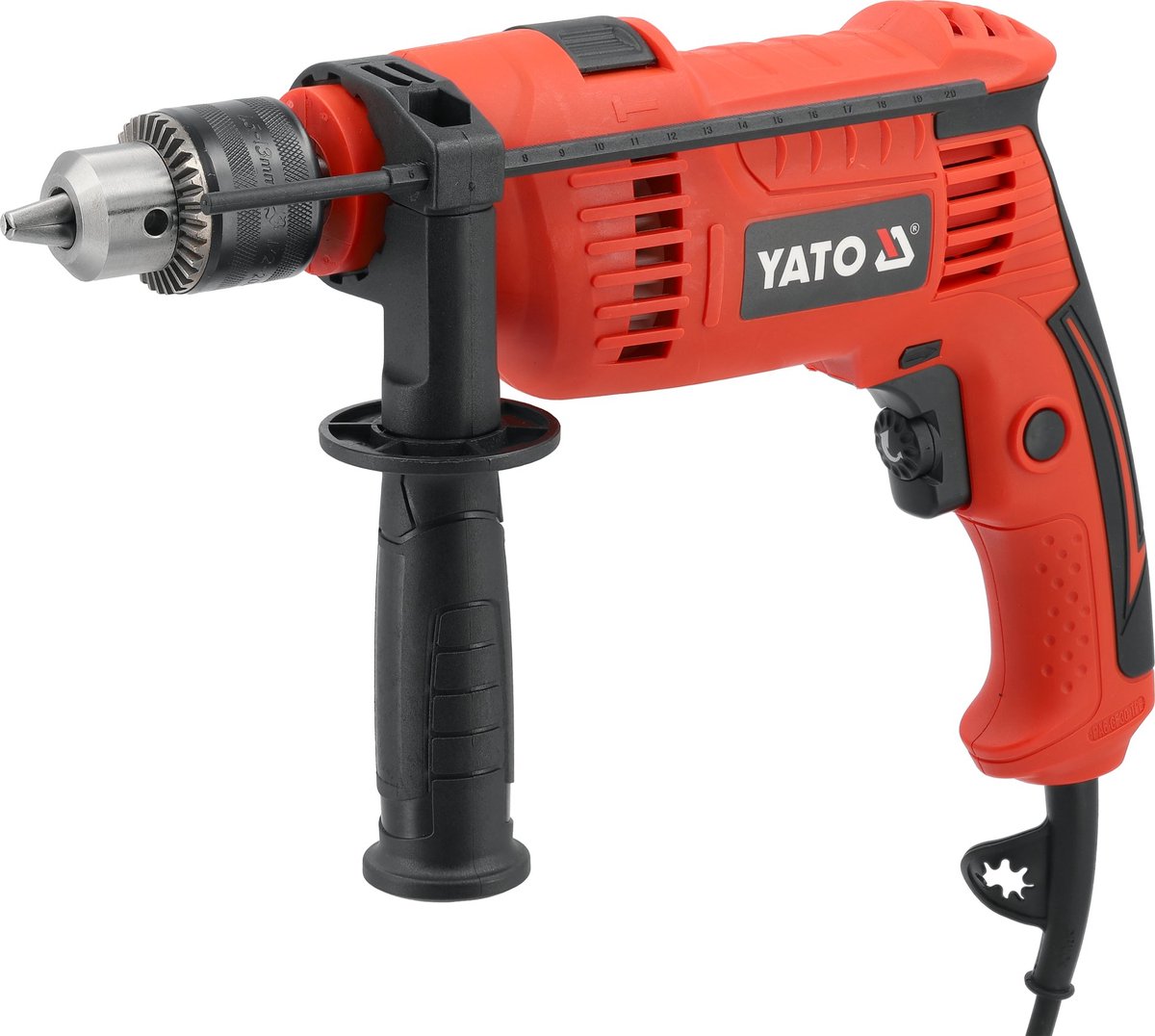 Professionele Klopboormachine – 650W – 13 mm Sleutelboorhouder – Inclusief Diepteaanslag & Extra Handgreep