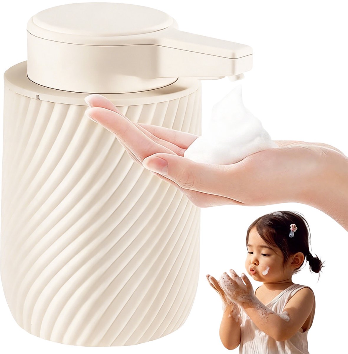 Automatische Zeepdispenser - 400 ML - Infraroodsensor - Contactloos - USB Oplaadbaar - Elektrische Zeepdispenser