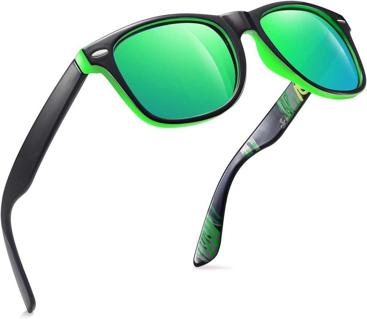 Gepolariseerde Zonnebril Heren Dames UV400 Bescherming | Klassieke Vierkant Zonnebrillen Winkelen Autorijden Dagelijks Gebruik Unisex Sunglasses
