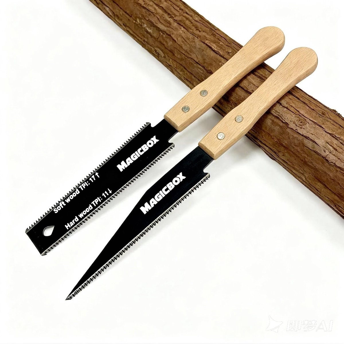 Omgoods - Japanse Pull Zaag Set - 2 Stuks voor Fijn Houtbewerking en DIY