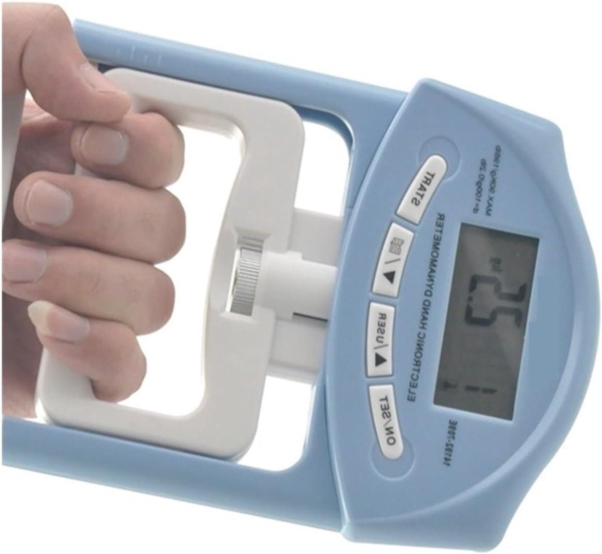 Krachtmeter Handgreep - Handkracht Meter - Revalidatie Training - Digitale LCD Weergave - 300 Lb - Nero