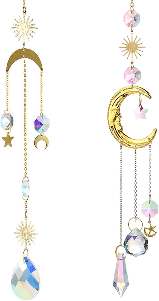 zonnevanger, raamdecoratie, regenboogkristal, bruiloft, feest, Kerstmis, cadeau