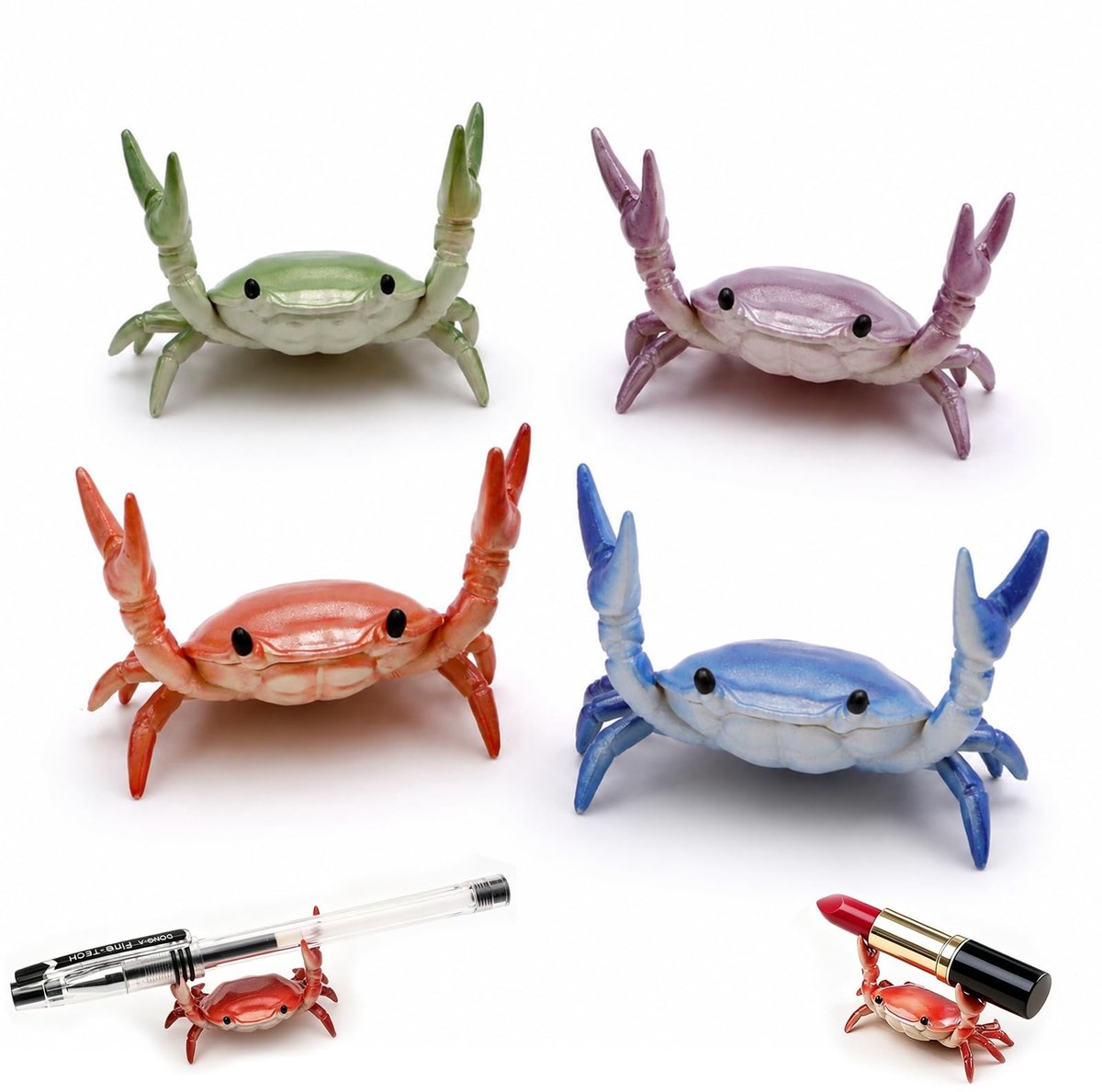 Omgoods - Set van 4 Grappige Pennenhouders - Creatieve Bureau Organizer
