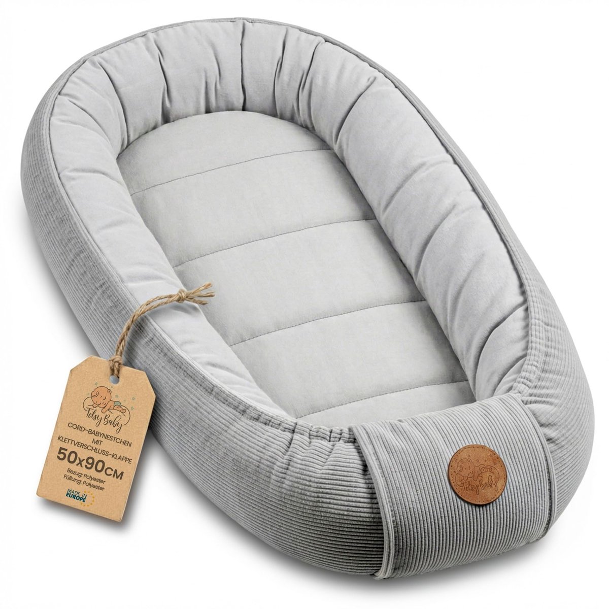 Omgoods - Cozy Baby Nest voor Nieuwborens - Zacht en Draagbaar voor Babybed en Reis