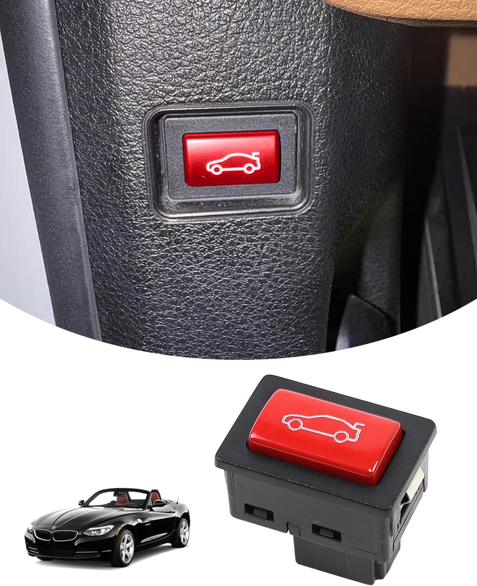 Kofferruimte Schakelaar Knop Vervanging voor BMW E90 F30 E60 F10 F11 E84 F22 F23 F25 E81 E82 F01 F32 X1 X3 Z4, 1 2 3 4 5 6 7 Serie Kofferruimte Ontgrendelingsknop Vervanging OEM 61316921846